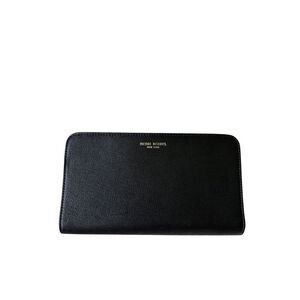 Henri Bendel Leather Wallet Black